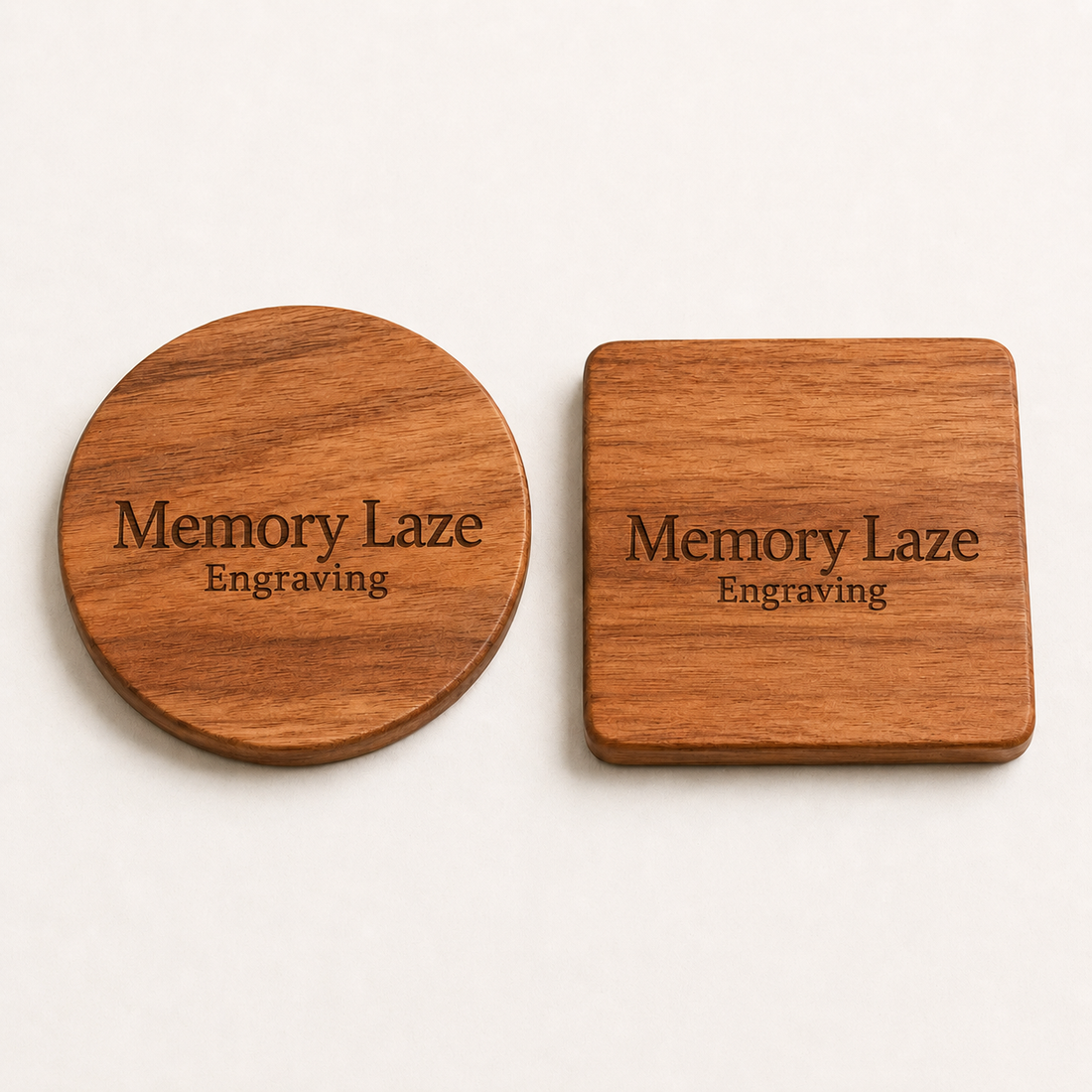Coasters Acacia Wood Coasters