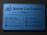 Business Card Metal (25 Qty)
