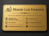 Business Card Metal (25 Qty)