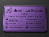 Business Card Metal (25 Qty)